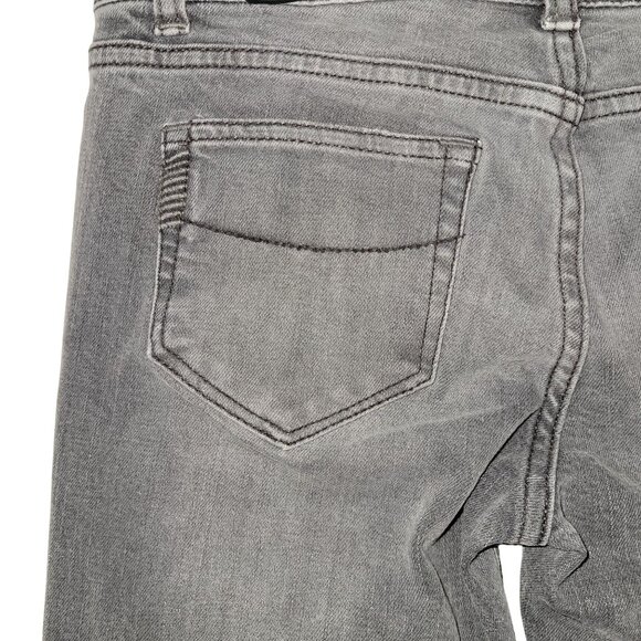 PAIGE BLUE HEIGHTS Premium Denim Gray Straight Leg Jeans Size 12 Womens - Picture 5 of 6